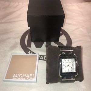 NWT Michael Kors snake skin watch